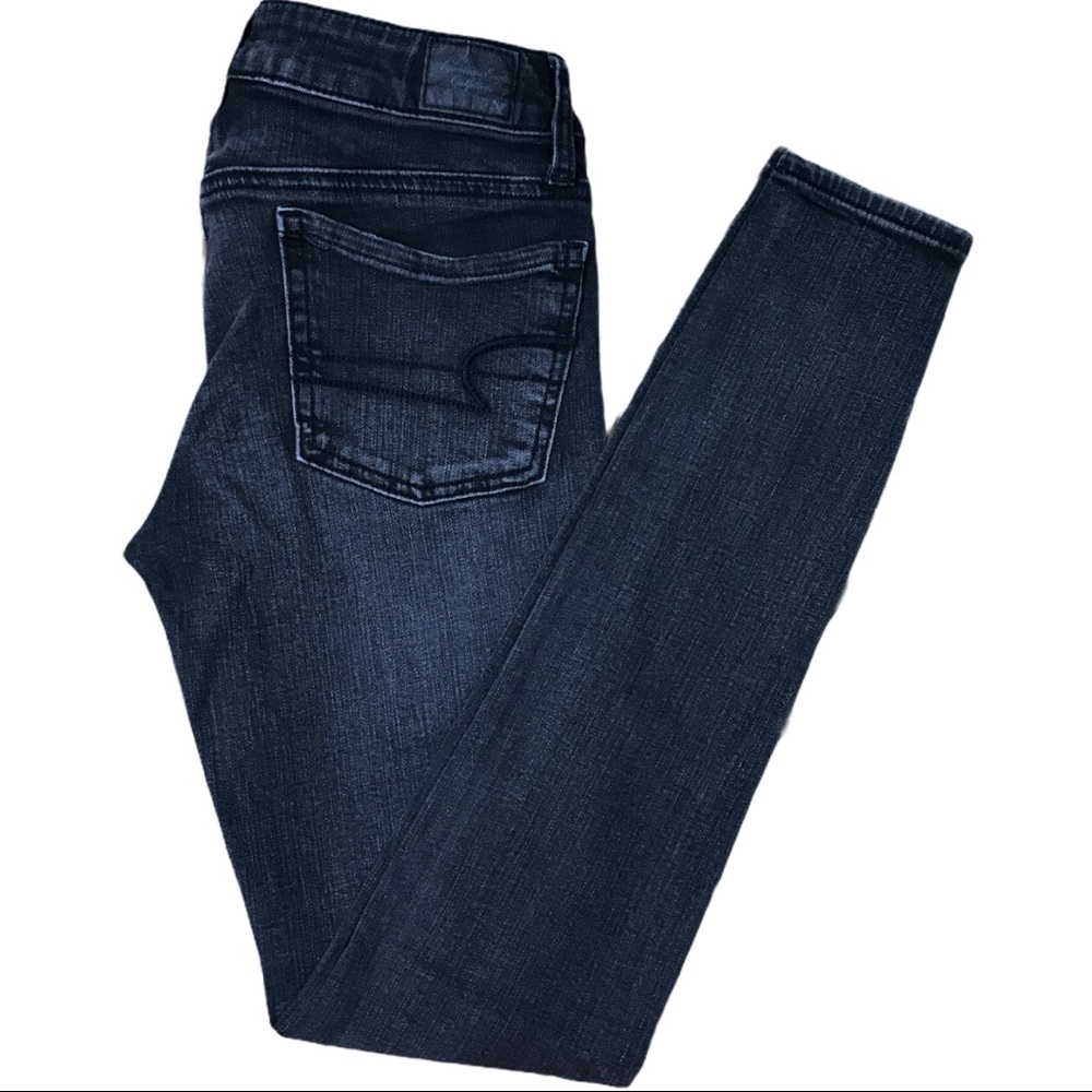 American Eagle Jegging Skinny Jeans Size 2 Black